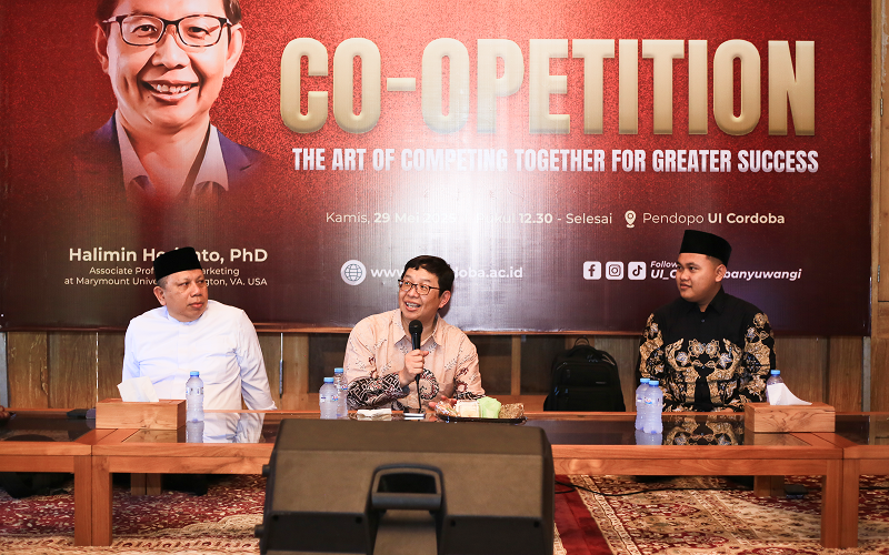 Kuliah Umum Bersama Professor Amerika Serikat: Halimin Herjanto, Ph.D. Dengan Tema: CO-OPETITION – Seni Bersaing Sambil Berkolaborasi