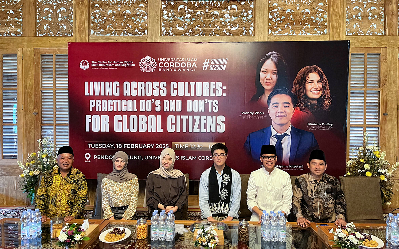 UI Cordoba Menggelar Sharing Session Bertajuk Living Across Culture, Practical Do's and Don'ts For Global Citizens